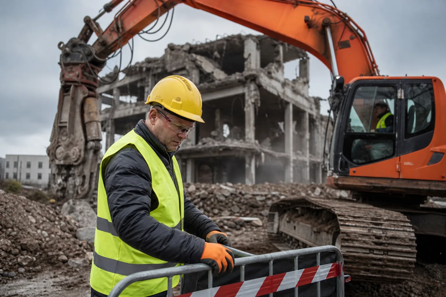 BHP na placu rozbiórki — zasady bezpieczeństwa
